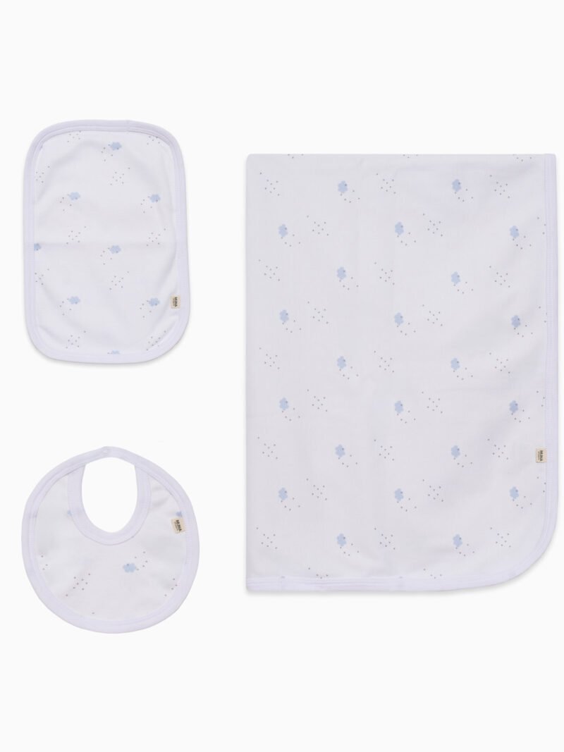 Set de bienvenida estampado (3 piezas)